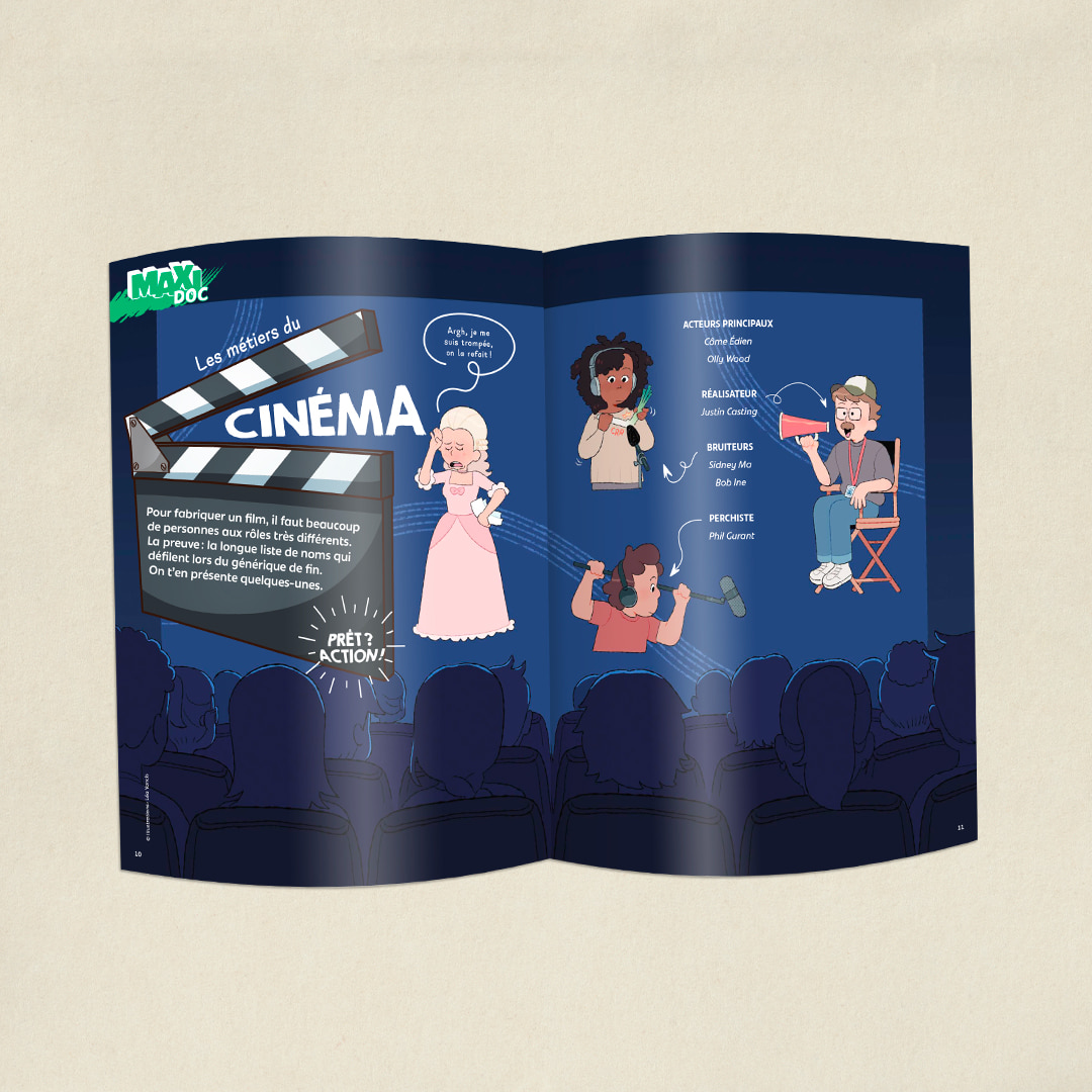 Les métiers du cinéma